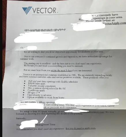 Vector Knives Scam