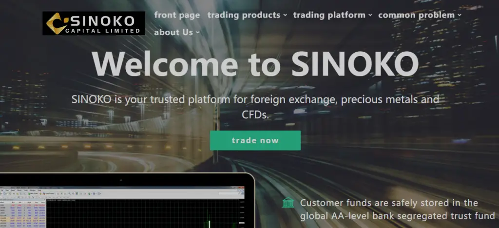 Sinoko Capital Limited Homepage