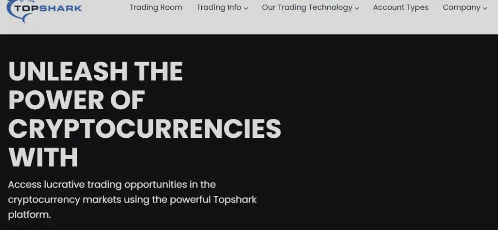 Topshark.co Homepage