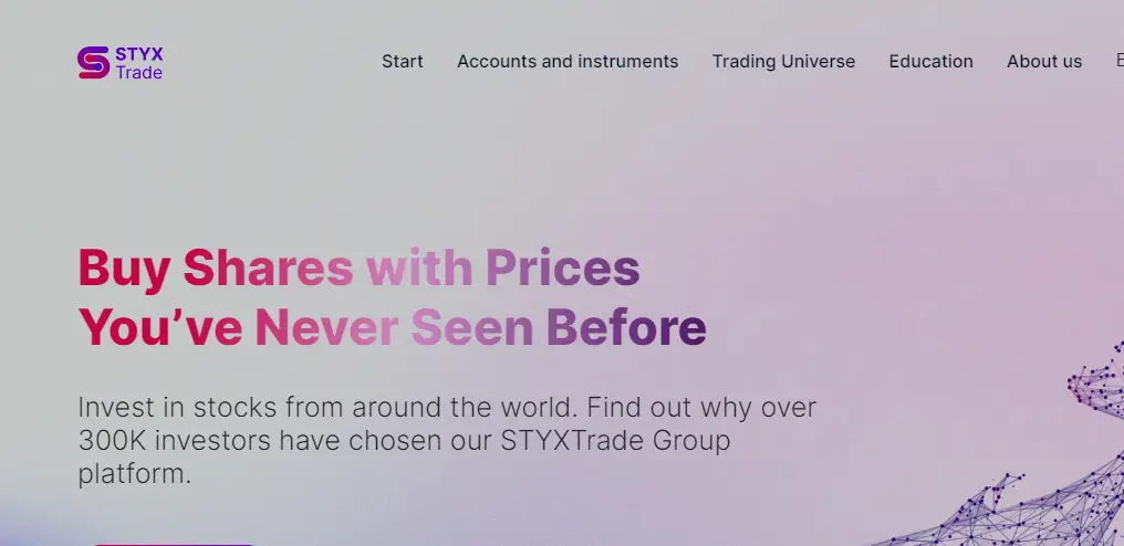 Styx-trade Homepage