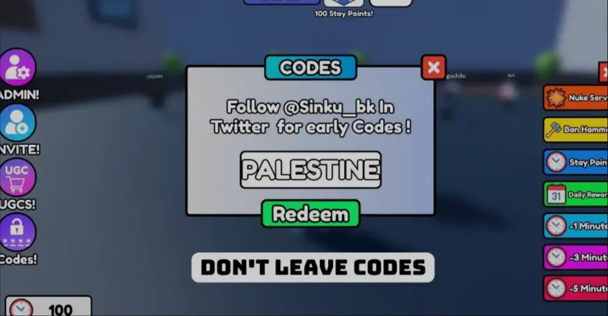 Don't Leave Codes