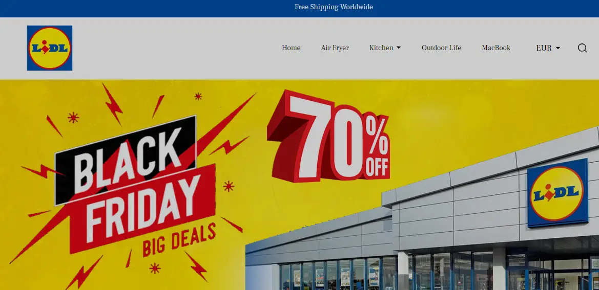 Salomonzenith.com Scam Explained - Fake Lidl Black Friday Deals