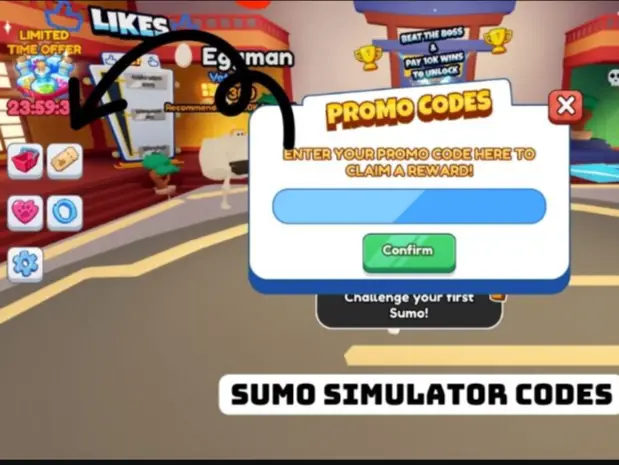 Sumo Wrestling Simulator Codes