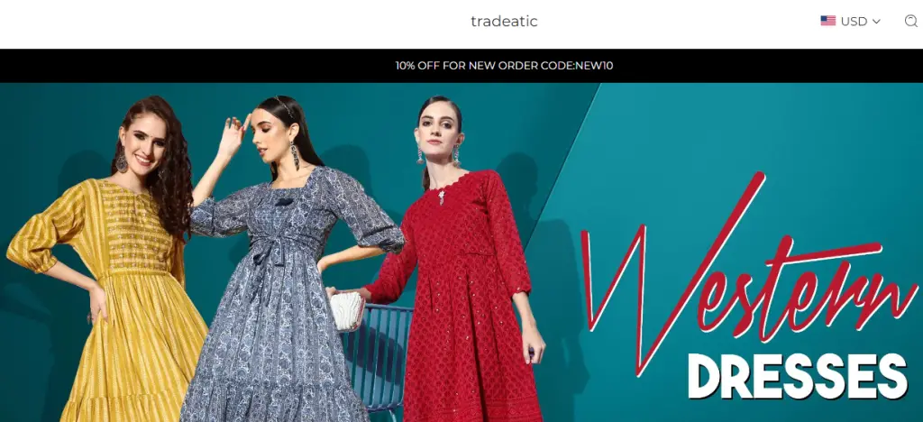 Tradeatic.com Homepage