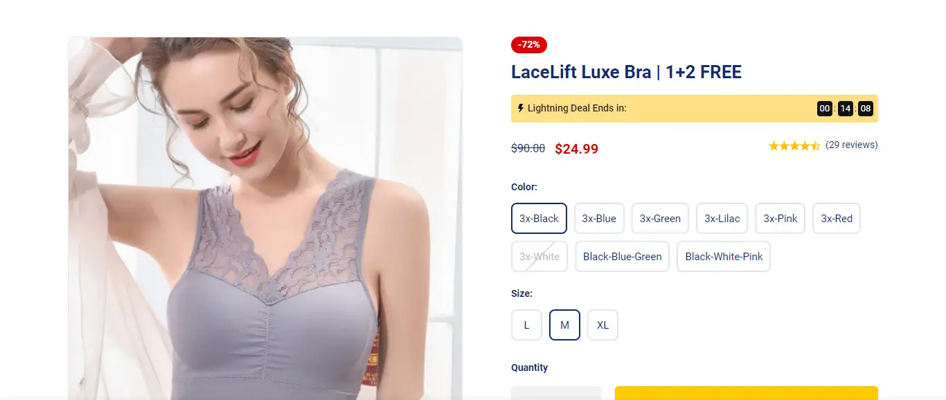 Lace Lift Luxe Bra