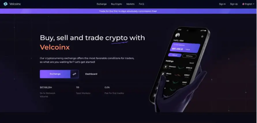 Velcoinx.com Crypto