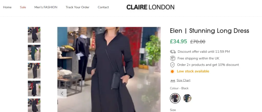 Claire-London.com Image 