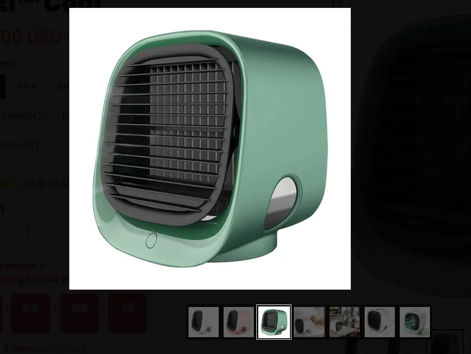 Ozzi Cool Portable Air Cooler 